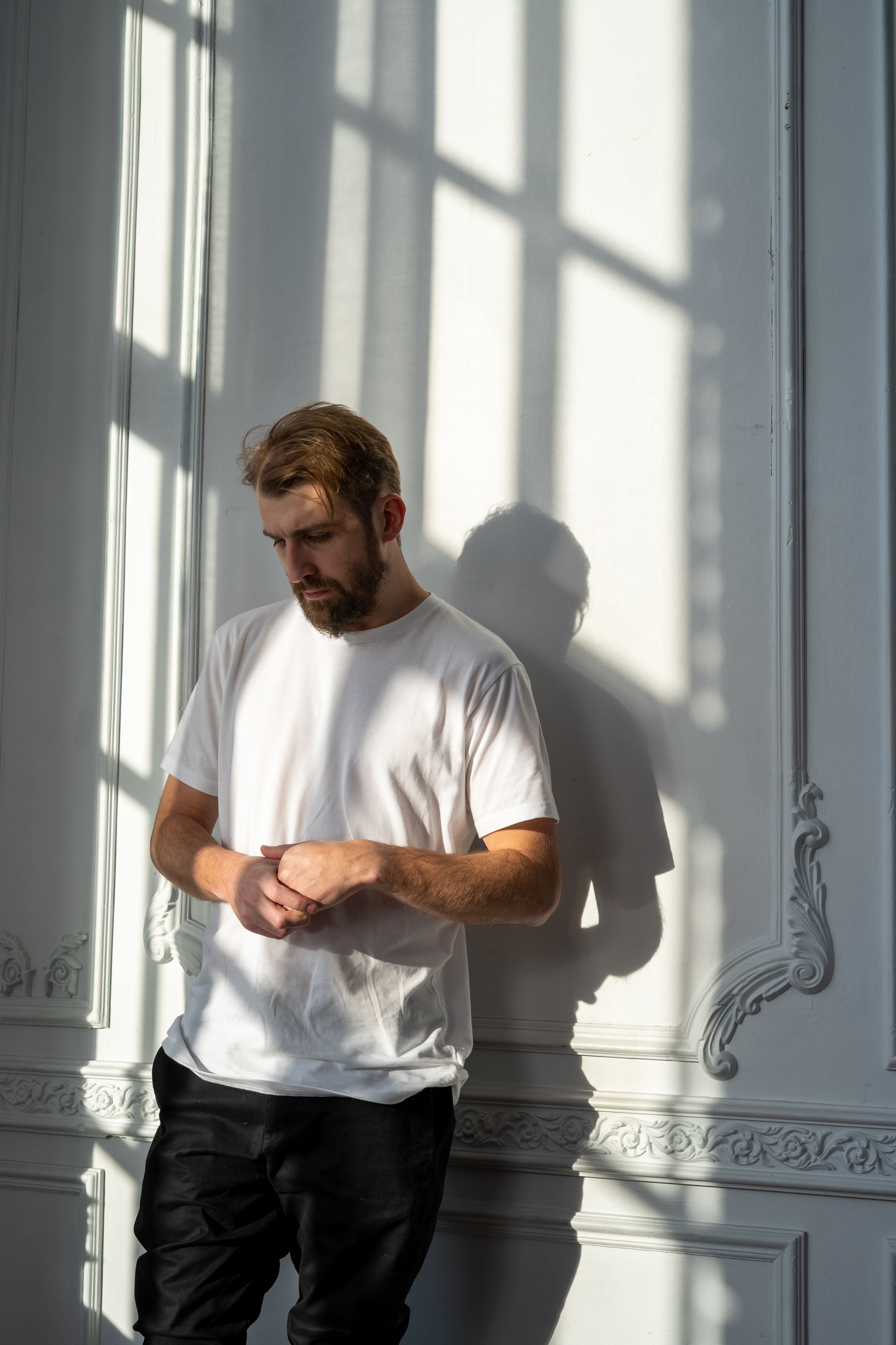 high quality white t shirt guys