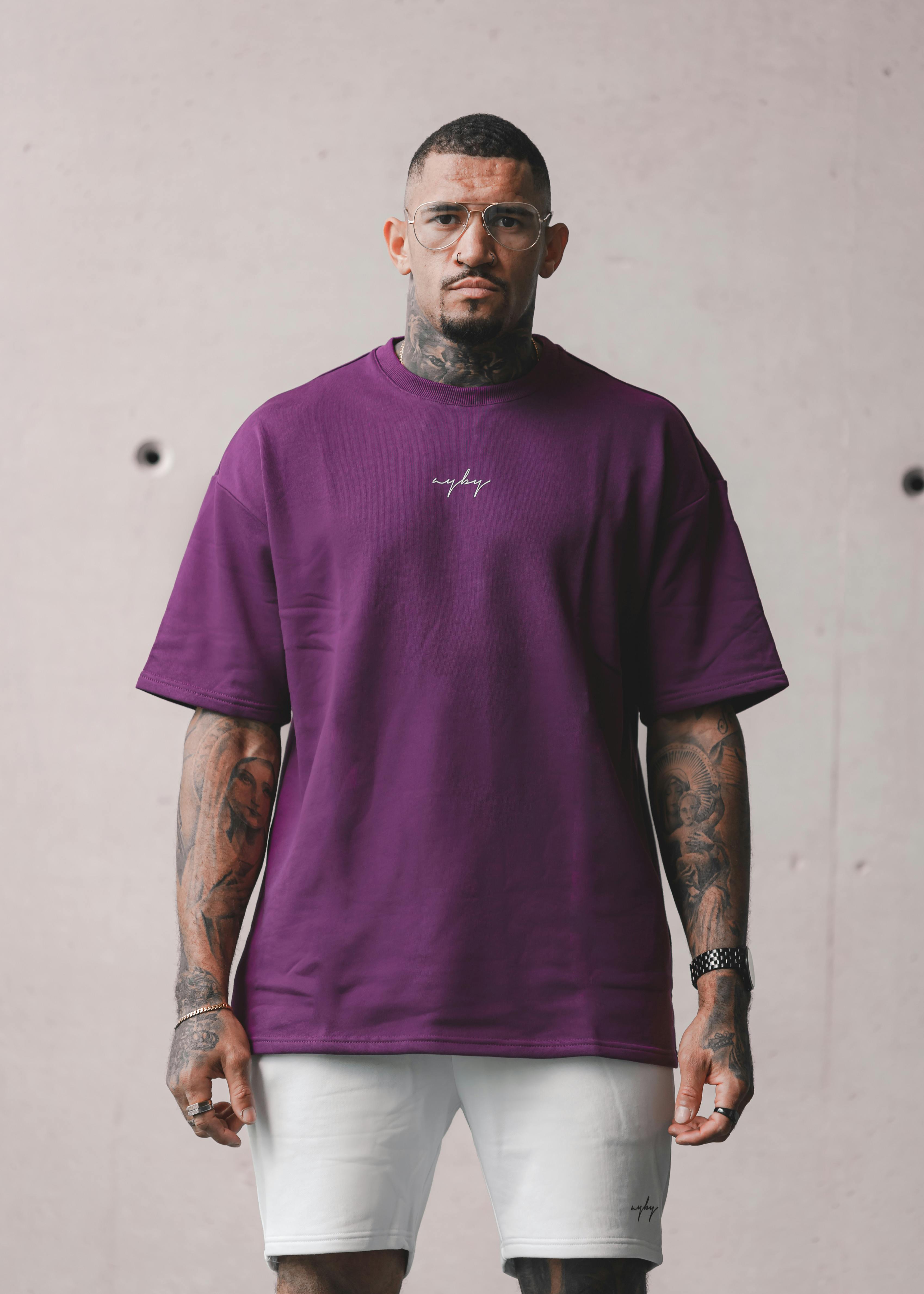 mens drop shoulder t shirt