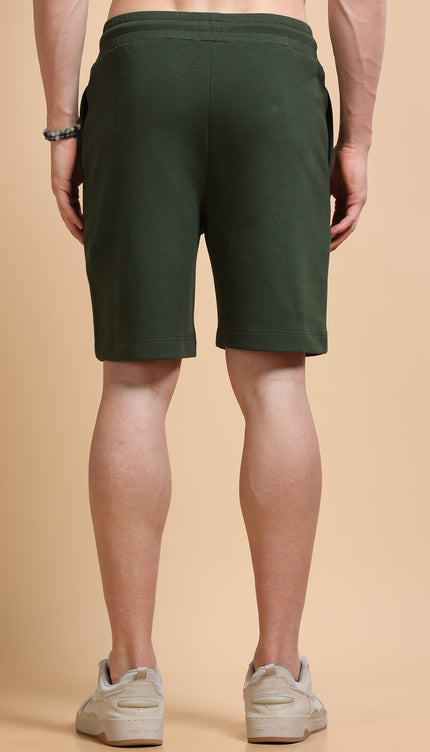 Men's Stretchable Shorts - Olive