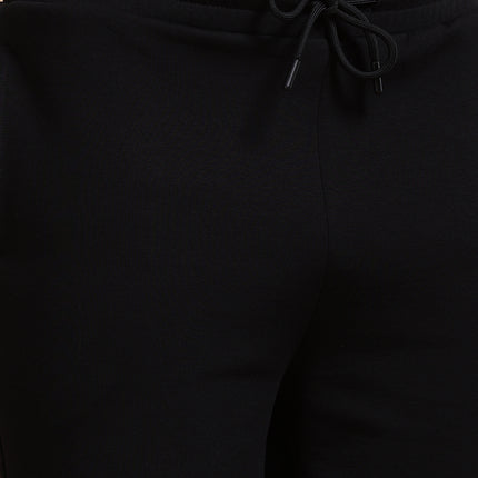Men's Cotton Rich Stretchable Shorts - Black