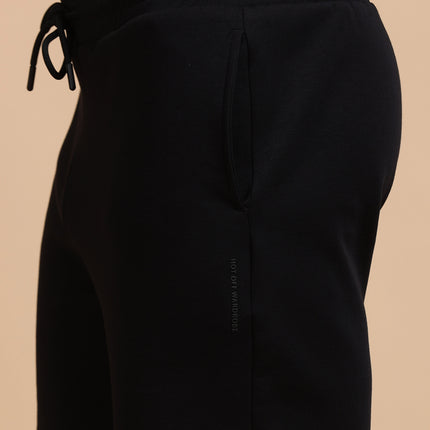 Men's Cotton Rich Stretchable Shorts - Black