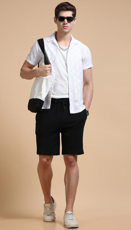 Men's Stretchable Shorts - Black