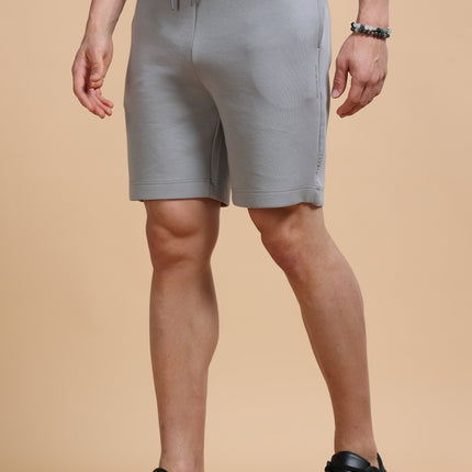 Men's Cotton Rich Stretchable Shorts - Gray