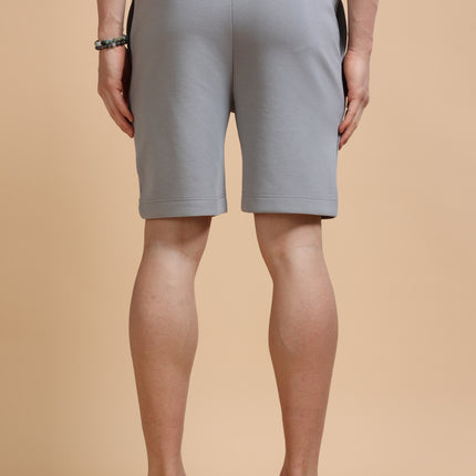 Men's Cotton Rich Stretchable Shorts - Gray