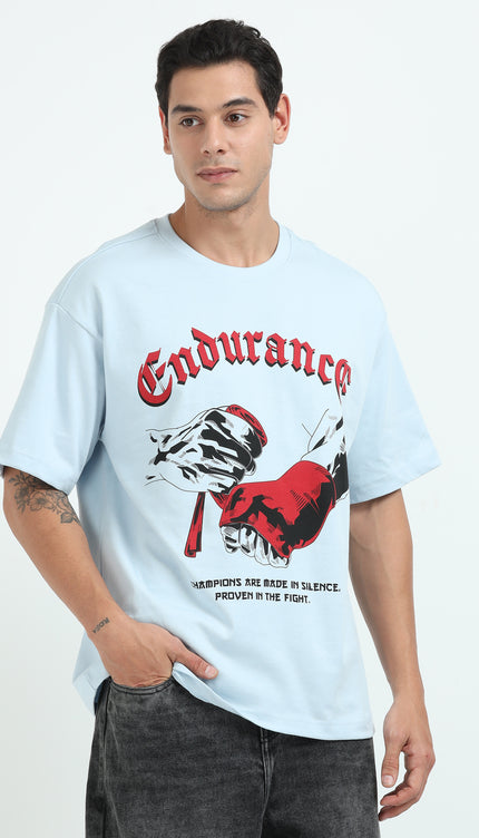 Men's Endurance Oversized T-Shirt - Blue