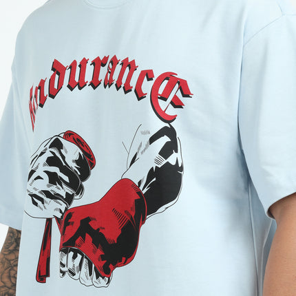Men's Oversized Drop Shoulder T-Shirt - Blue