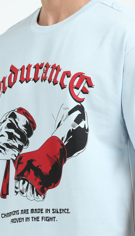 Men's Endurance Oversized T-Shirt - Blue