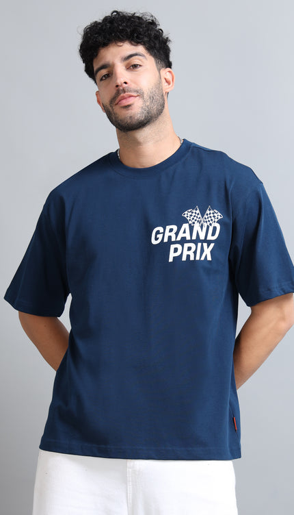 Men's Grand Prix Oversized T-shirt - Navy