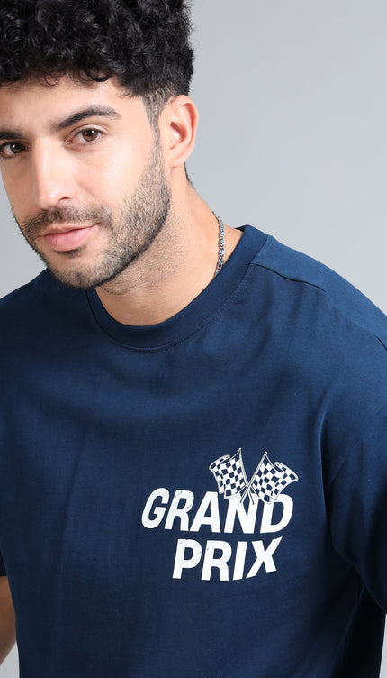 Men's Grand Prix Oversized T-shirt - Navy