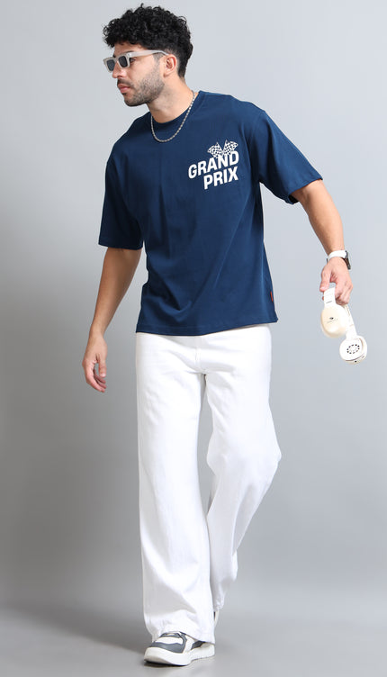 Men's Grand Prix Oversized T-shirt - Navy