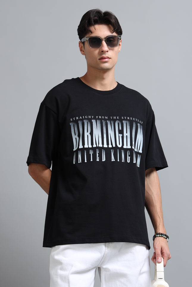 Chosen Fox Men's Birmingham Oversized T-Shirt - Black