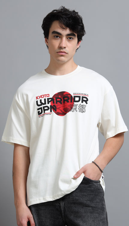 Men's Kyoto Oversized T-Shirt - Beige