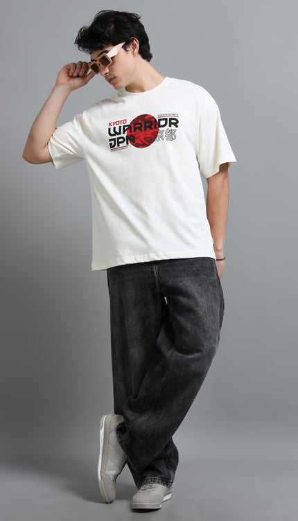 Men's Kyoto Oversized T-Shirt - Beige