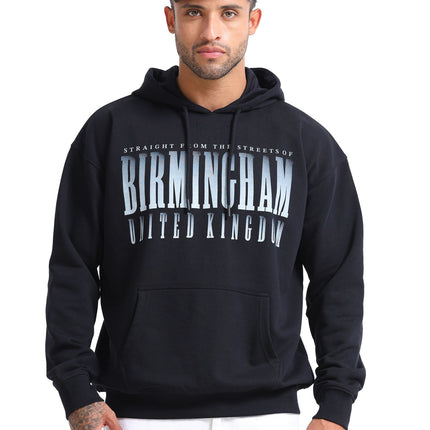 Men's Drop Shoulder Hoodie 2 - Black