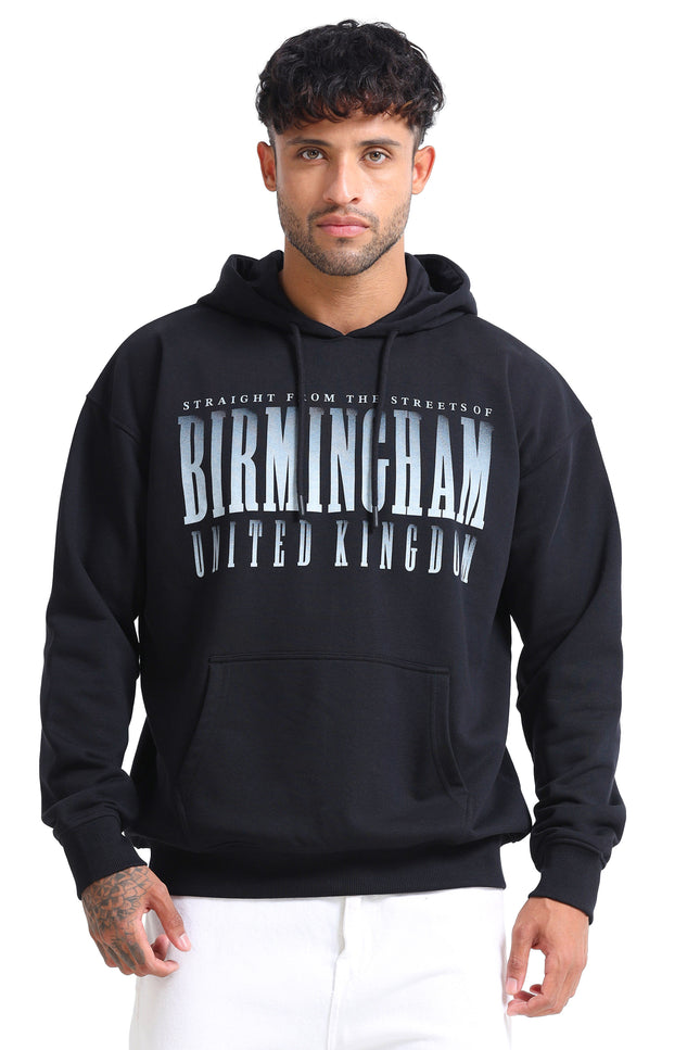 Men's Drop Shoulder Hoodie 2 - Black