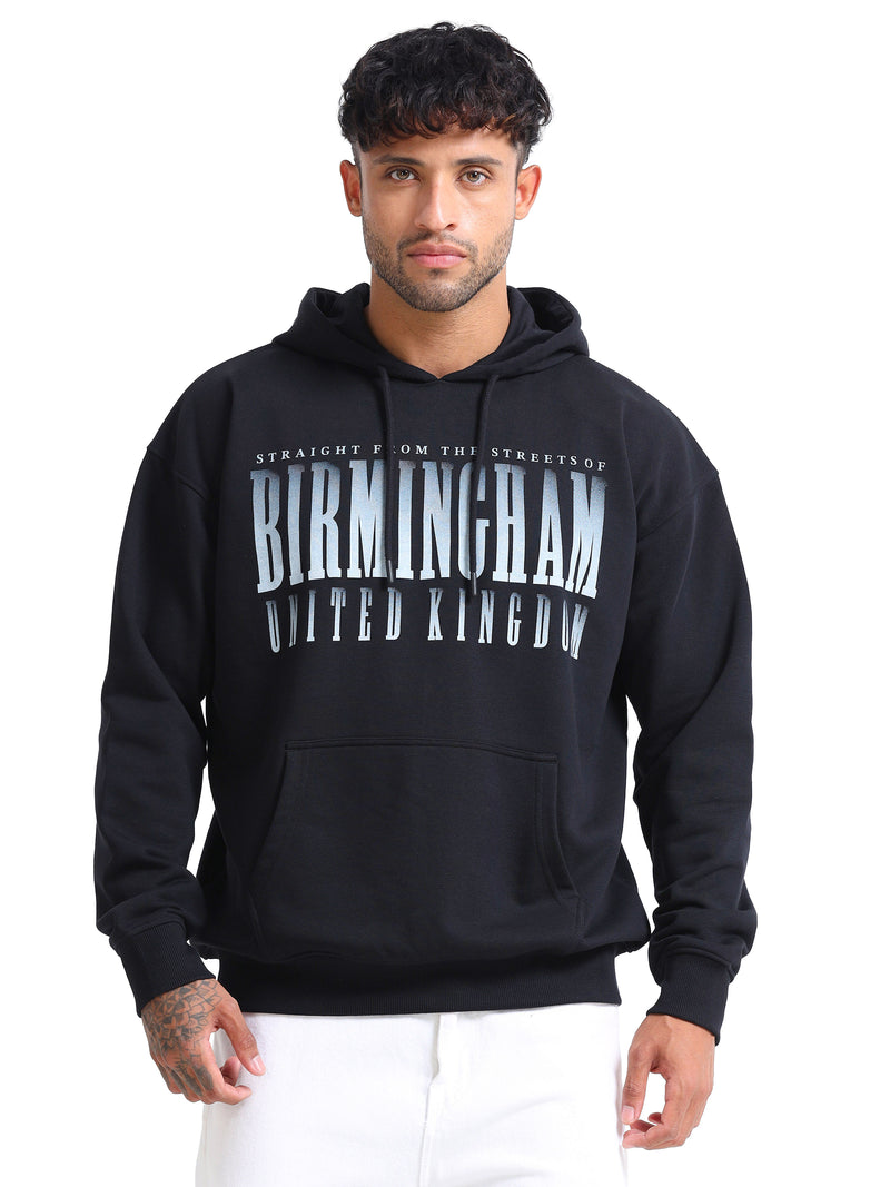 Men's Drop Shoulder Hoodie 2 - Black