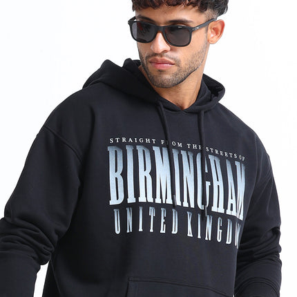 Men's Drop Shoulder Hoodie 2 - Black