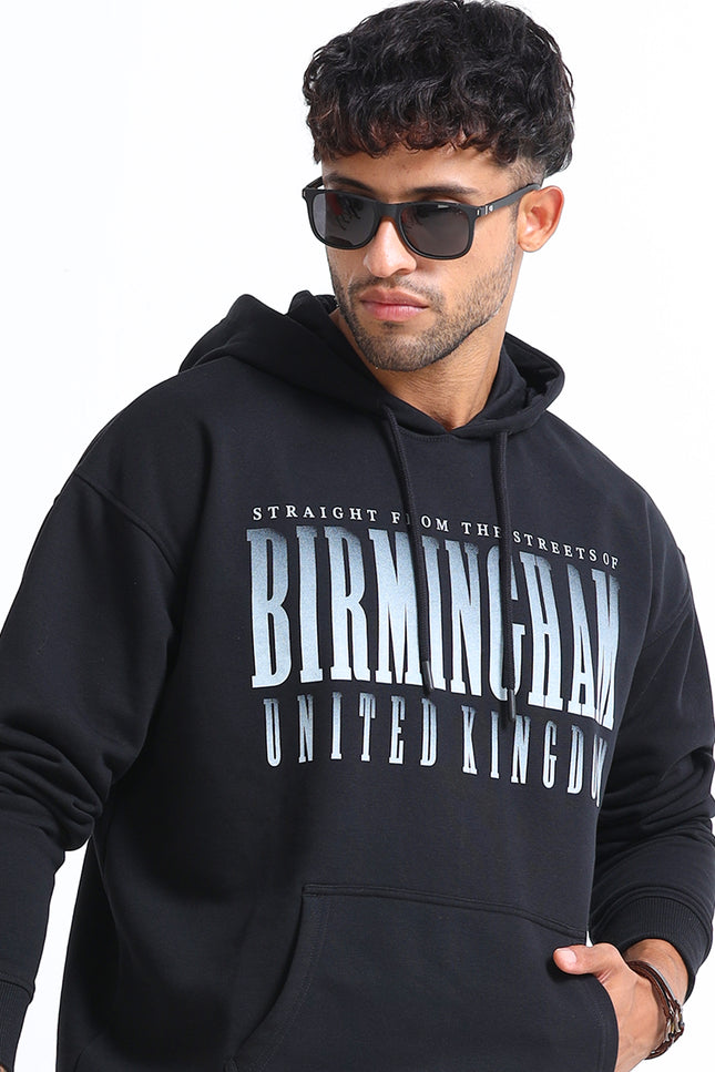 Men's Drop Shoulder Hoodie 2 - Black