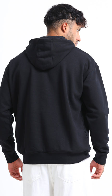 Men's  Birmingham Drop Shoulder Hoodie - Black