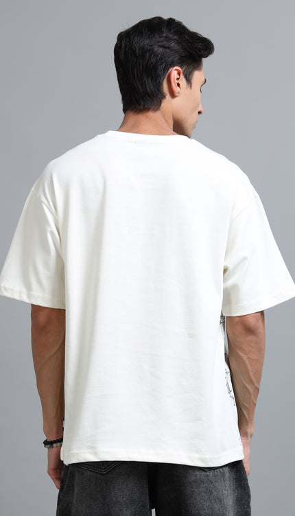 Men's Venice Oversized T-Shirt - Beige