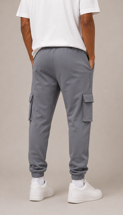 Men's Cotton Rich Elastane Jogger - Gray