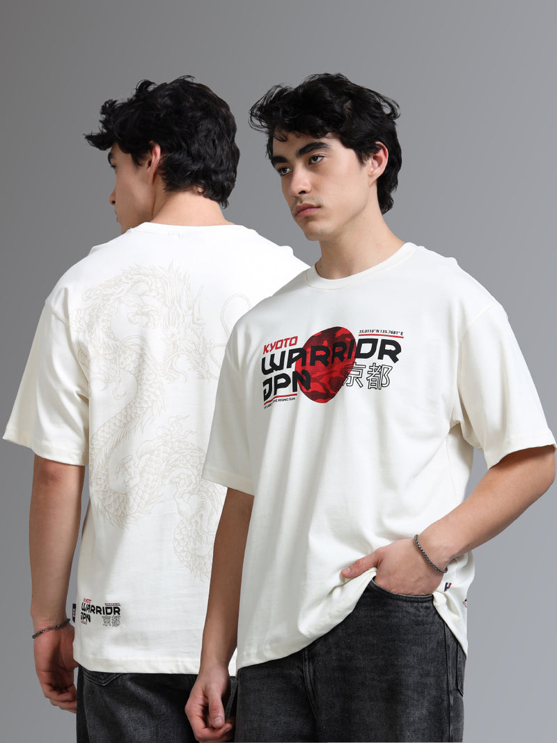Chosen Fox Men's Kyoto Oversized T-Shirt - Beige
