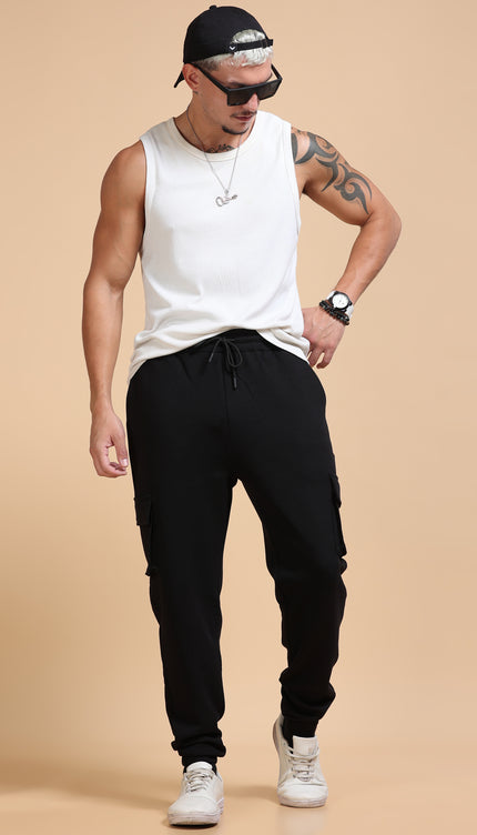 Men's Stretchable Jogger - Black