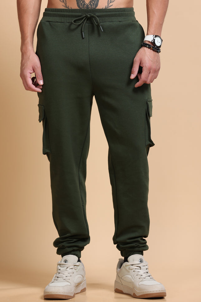 Men's Stretchable Jogger - Olive