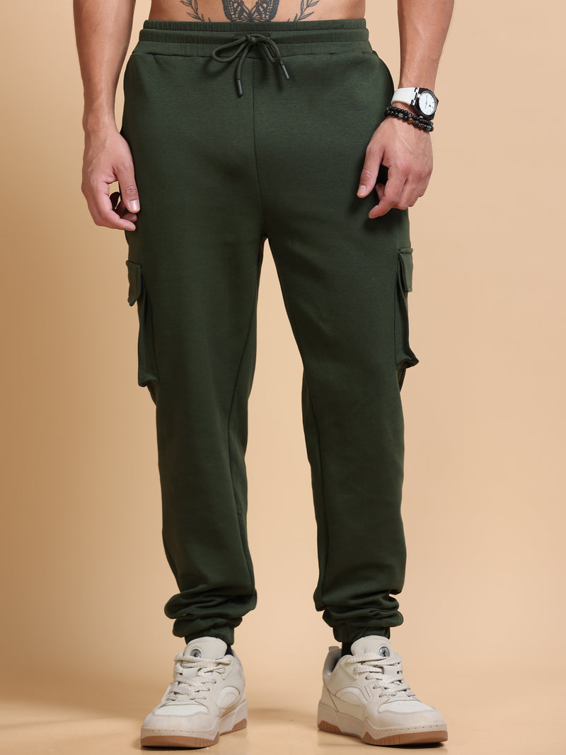 Men's Stretchable Jogger - Olive