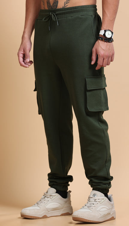 Men's Stretchable Jogger - Olive