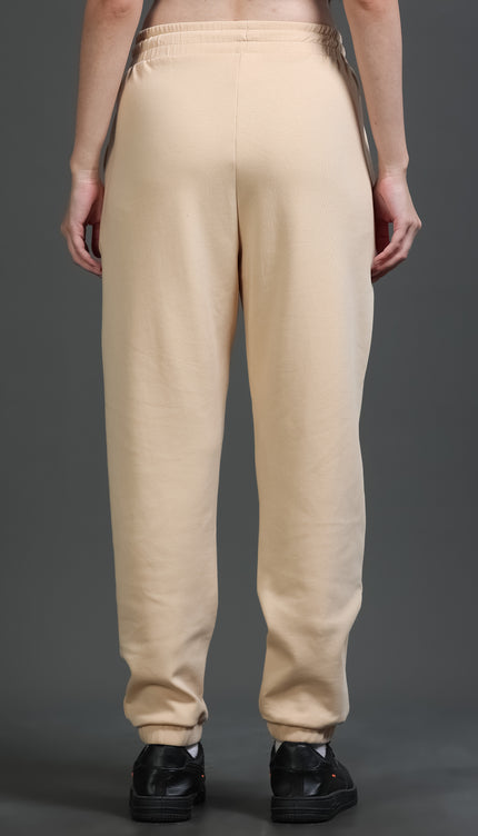 Women's Stretchable Jogger - Dark Beige