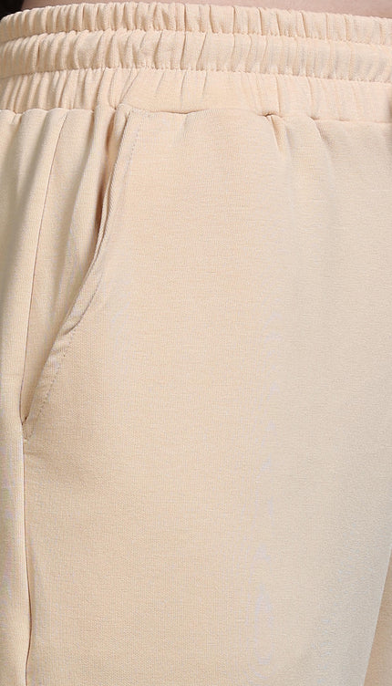 Women's Stretchable Jogger - Dark Beige