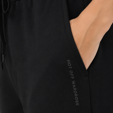 Women's Cotton Rich Elastane Jogger - Black