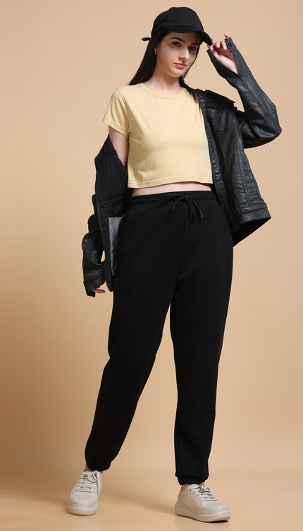 Women's Stretchable Jogger - Black