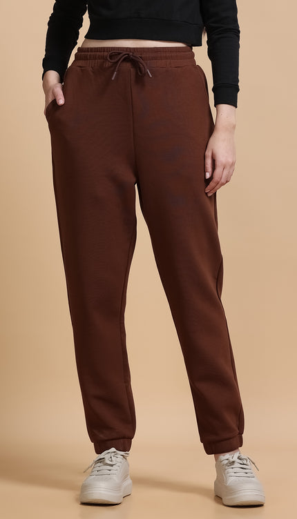 Women's Stretchable Jogger - Coffee Brown