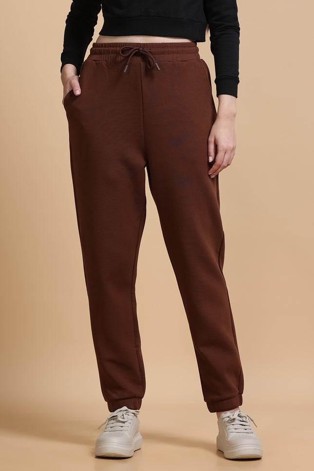 Women's Stretchable Jogger - Coffee Brown