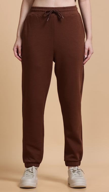 Women's Stretchable Jogger - Coffee Brown