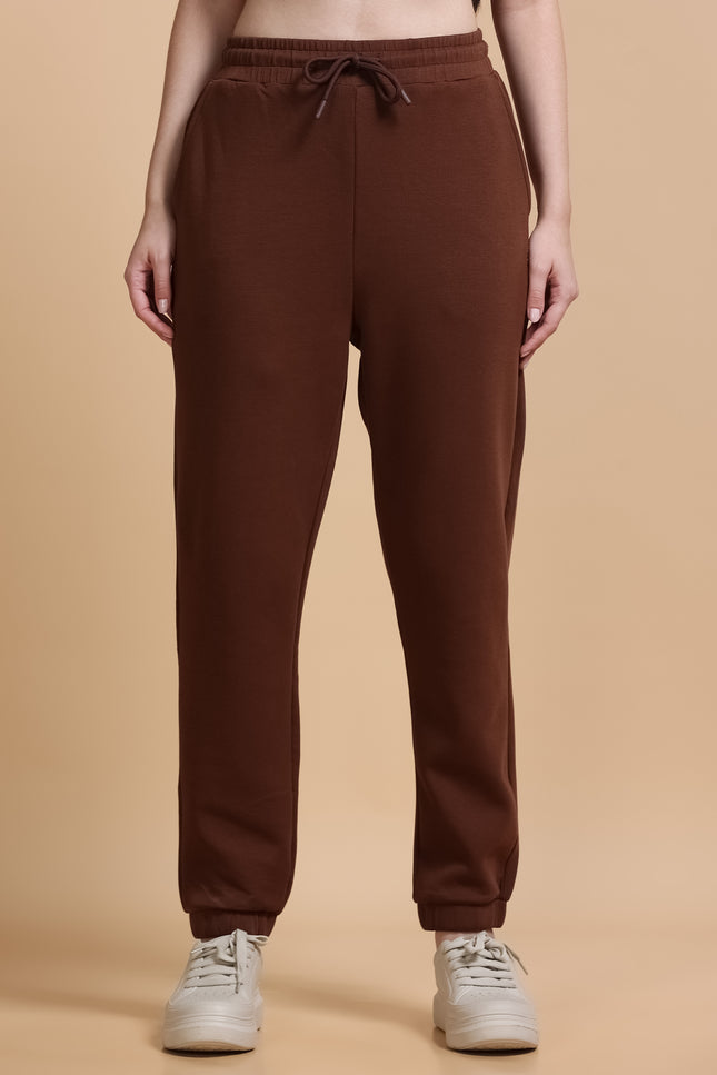 Women's Stretchable Jogger - Coffee Brown