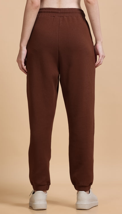 Women's Stretchable Jogger - Coffee Brown