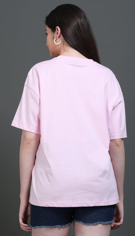 Women's Lobstatic Oversized Tshirt - Pink