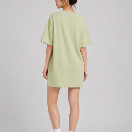 Women's Tshirt Dress 100% cotton Mint