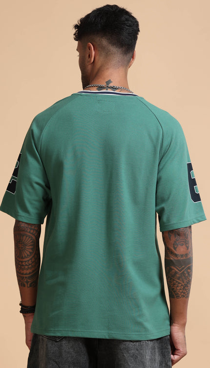 Varsity T-Shirt Unisex Berlin - Green