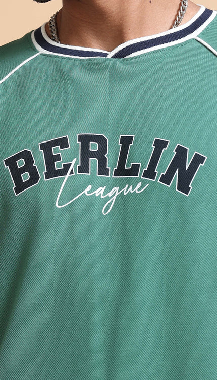 Varsity T-Shirt Unisex Berlin - Green