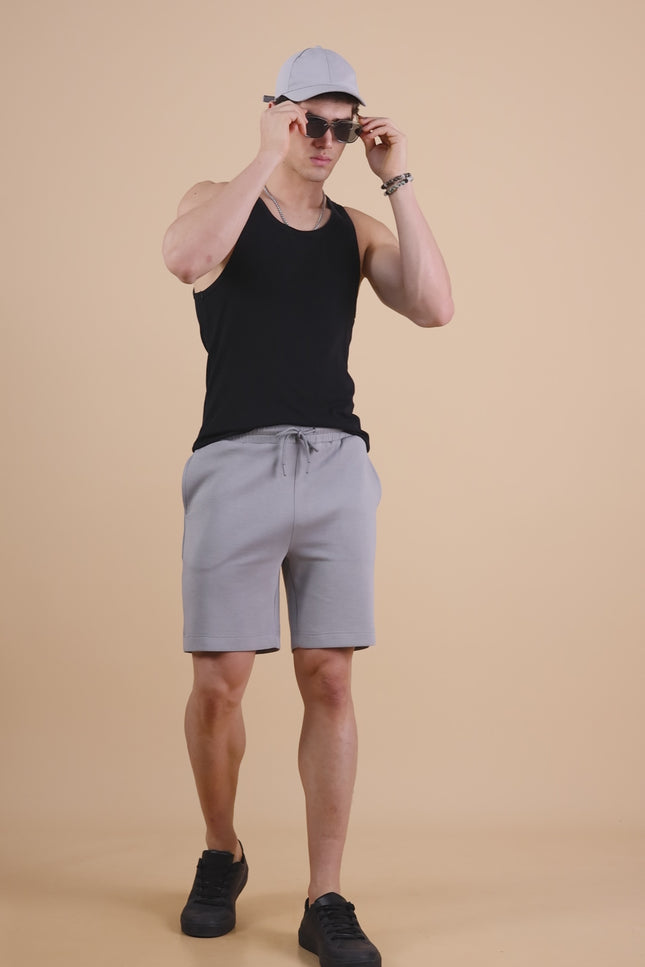 Men's Stretchable Shorts - Gray