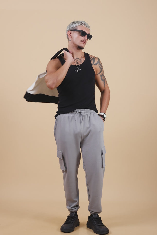 Men's Stretchable Jogger - Gray
