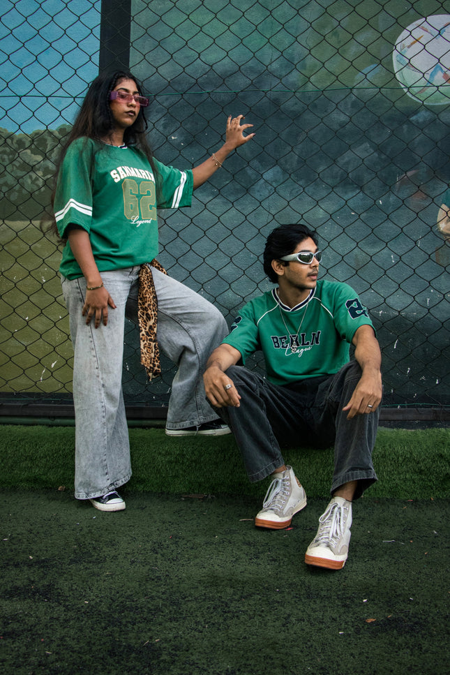 Chosen Fox Varsity T-Shirt Unisex Sanmarino - Green