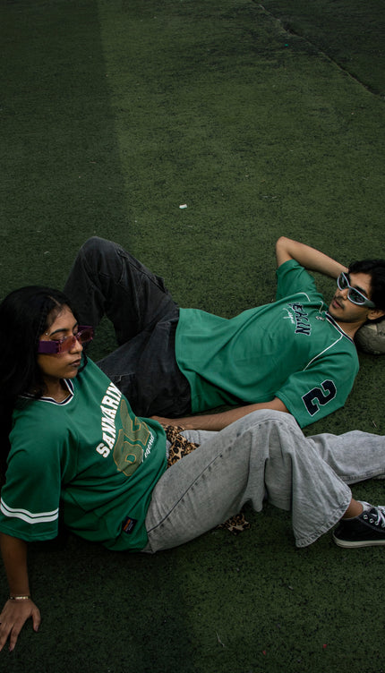Chosen Fox Varsity T-Shirt Unisex Berlin - Green