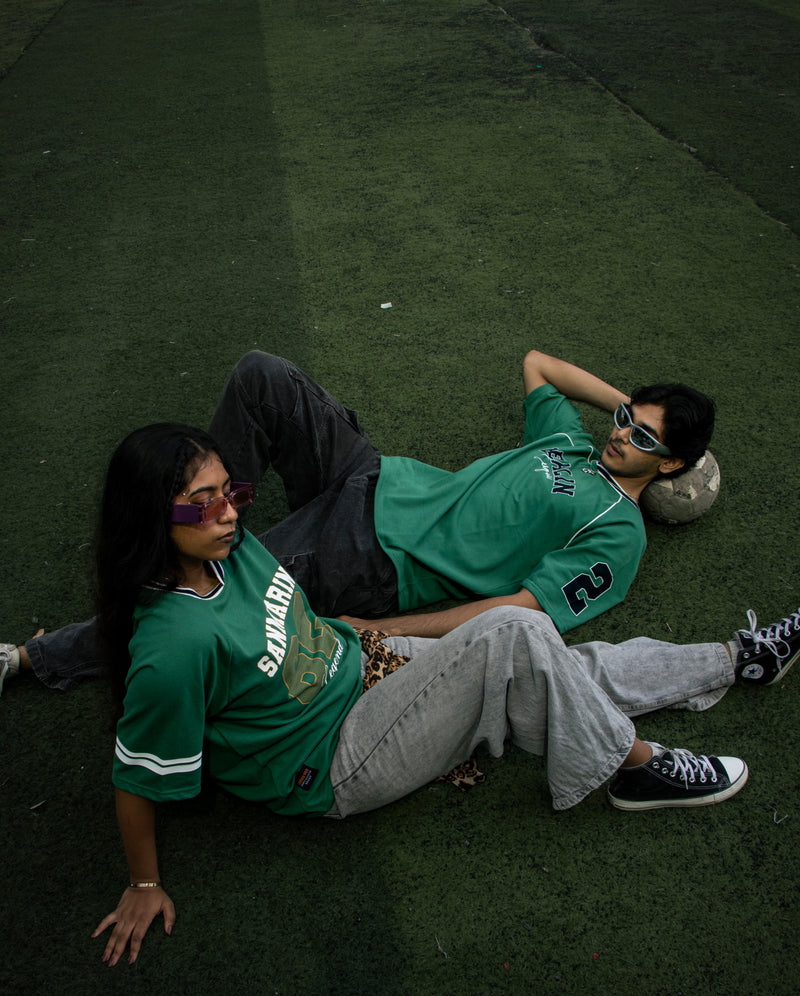 Chosen Fox Varsity T-Shirt Unisex Berlin - Green